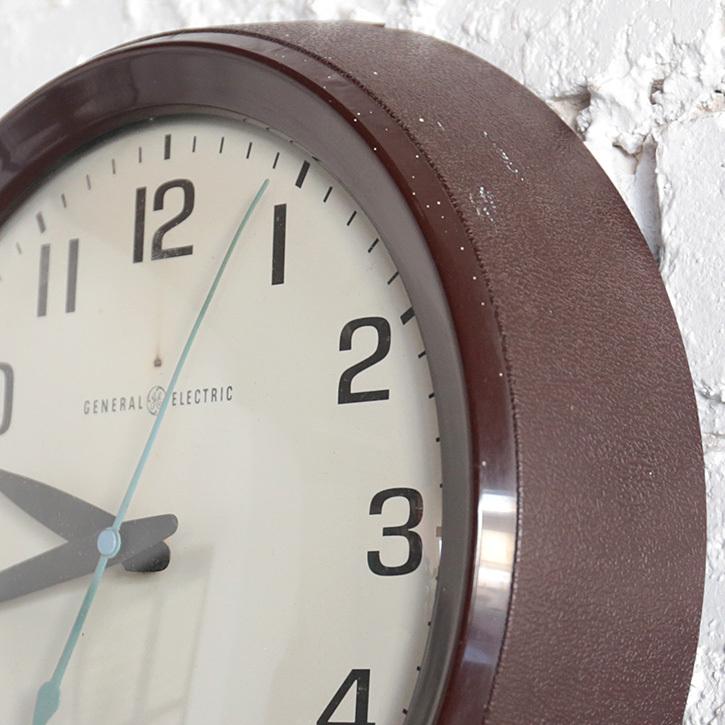 GENERAL ELECTRIC ゼネラルエレクトリック スクールクロック 時計 GENERAL ELECTRIC ゼネラルエレクトリック 1940's 1950's ビンテージ