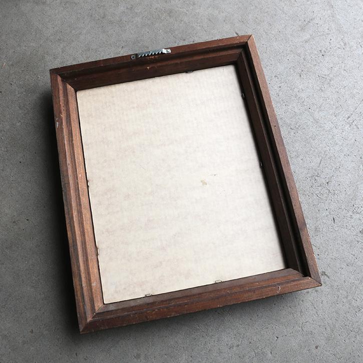 アメリカンアンティーク　額入りアート　壁掛けプリント額 アメリカンアンティーク 額入りアート 壁掛けプリント額