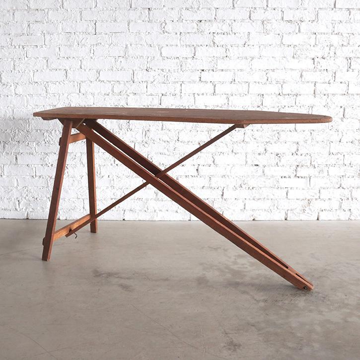 アイロン台 ヴィンテージ キャンプ 折り畳み ironing board ヴィンテージ  アンティーク 木製 インダストリアル ブルックリン おしゃれ | 