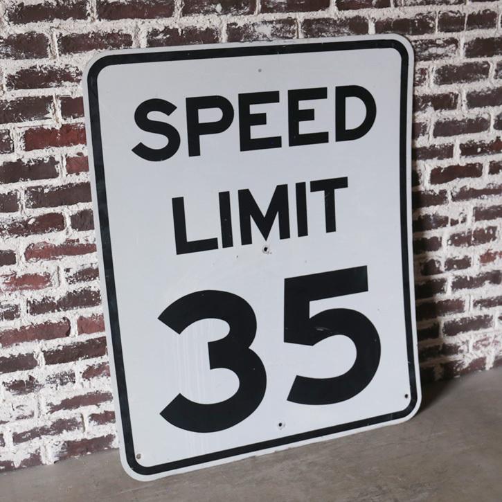 SPEED LIMIT 40 アメリカ道路標識看板 Speed Limit 40 Sign - Walmart.com