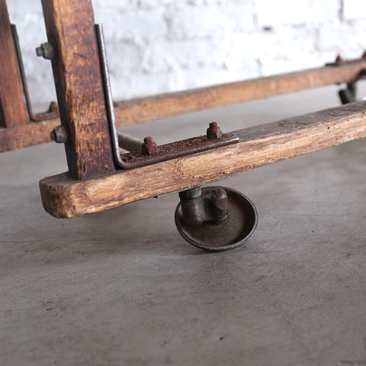 シューラック 靴 収納 下駄箱 アンティーク インダストリアル 木製 ヴィンテージ キャスター付き ブルックリン 男前 アメリカ 雑貨 |  | 07