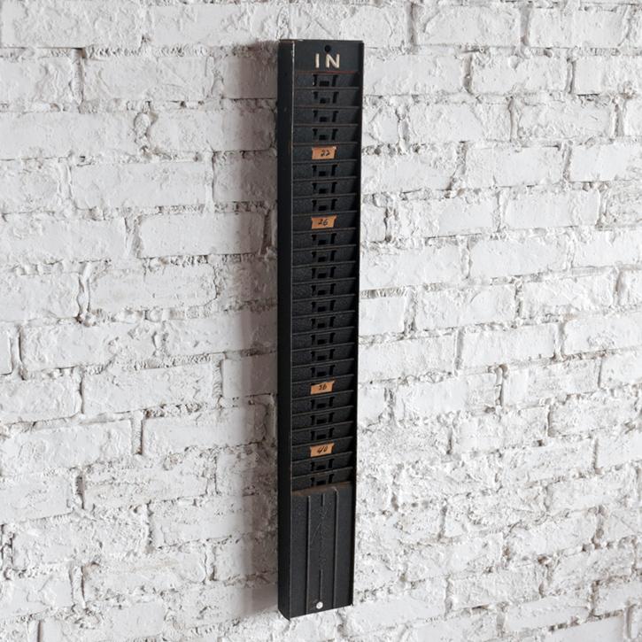 タイムカードラック タイムカードホルダー 棚 ヴィンテージ アンティーク アメリカ 雑貨 おしゃれ ブルックリン インテリア 男前 | 