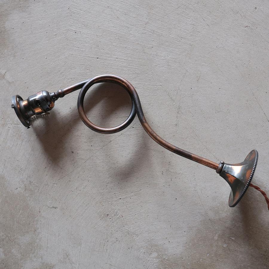 アンティークJapanned シーリングランプジャパンフィニッシュ