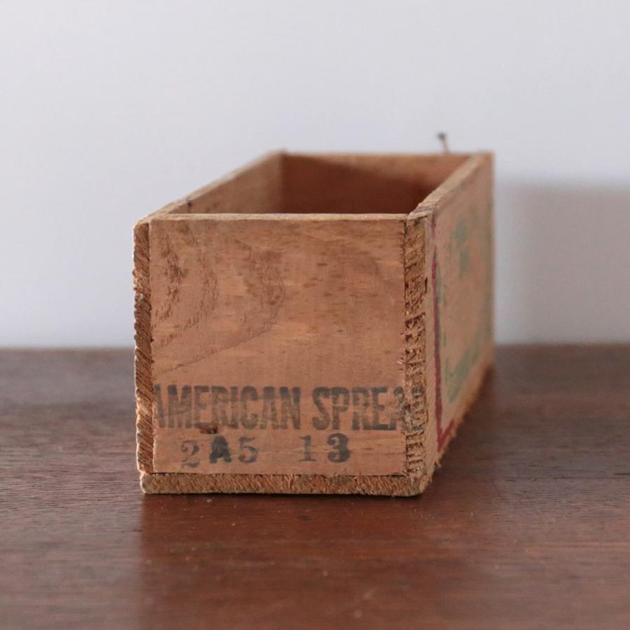 木箱 ウッドボックス ヴィンテージ 収納 収納ボックス 木製 ステンシル アメリカ 雑貨 アドバタイジング オリジナル インダストリアル |  | 04