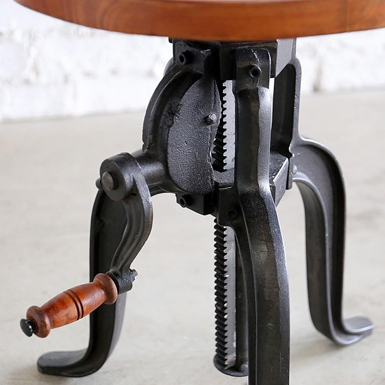 サイドテーブル ローテーブル 昇降式テーブル スツール 丸 高さ調節