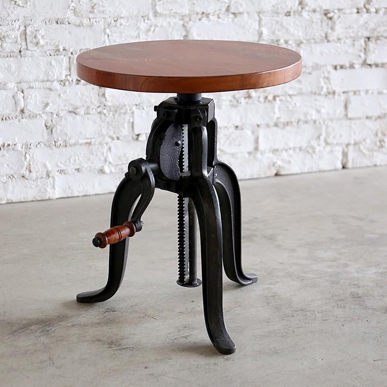 スツール　リフティングスツール　昇降式　サイドテーブル サイドテーブル ローテーブル 昇降式テーブル スツール 丸 高さ調節