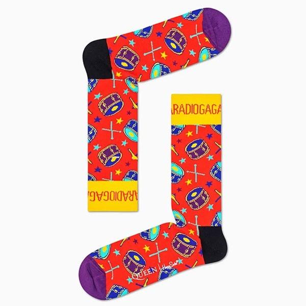 好評 靴下 ブランド Happy Socks ハッピーソックス メンズ 靴下 オシャレ ハッピーソックス 靴下 Happy Socks クイーン Queen コラボ メンズ レディース ブランド おしゃれ