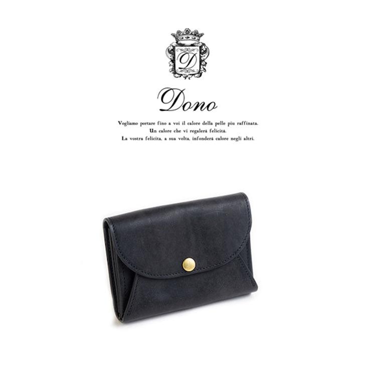 Dono ドーノ 二つ折り財布 財布 レディース ブランド 財布 帽子 ファッション小物 コンパクト ミニ財布 かわいい