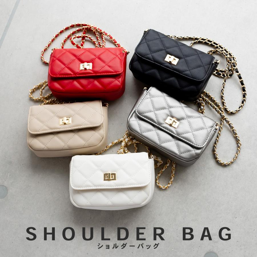 ブラック キルティング ハンドバッグ 肩掛け ショルダーバッグ レディース カバン バック 肩掛け ハンドバッグ ミニ
