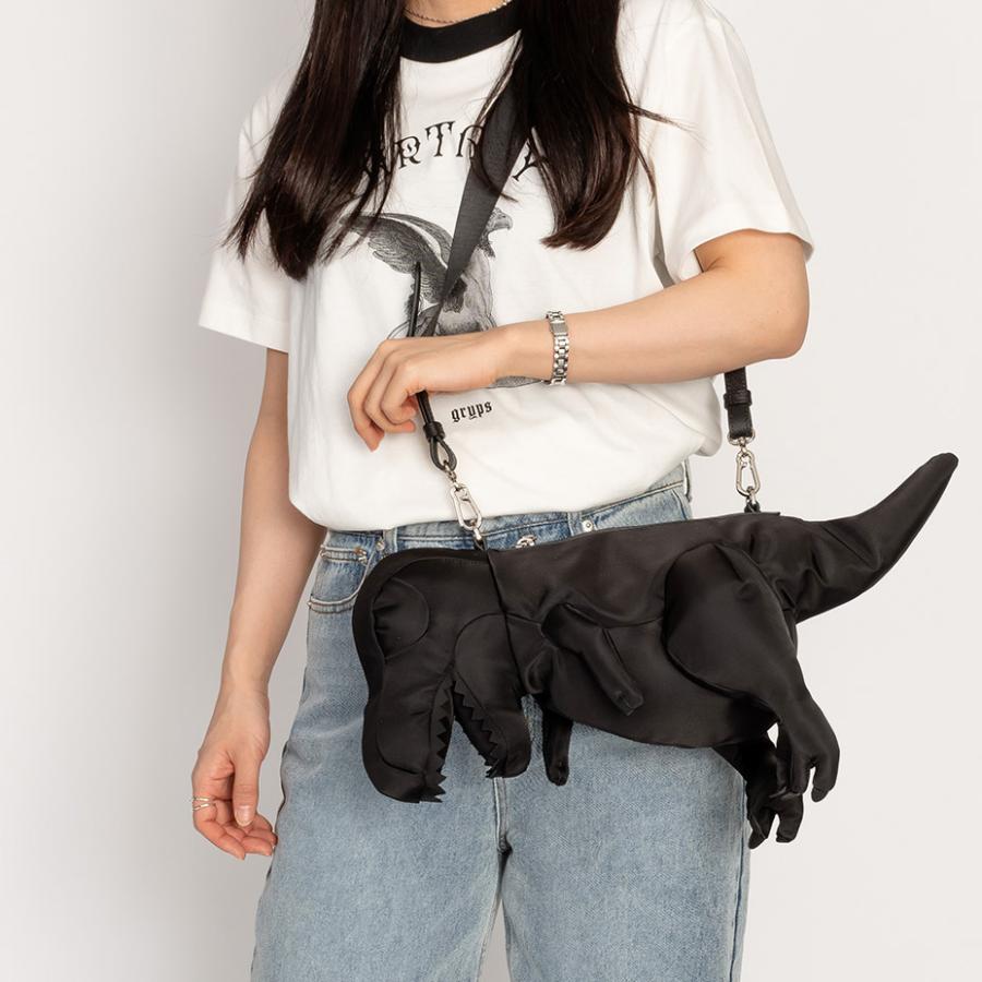 ショルダーバッグ メンズ ブランド メゾン ミハラヤスヒロ T-rex bag かばん おしゃれ 黒｜anothernumber｜12