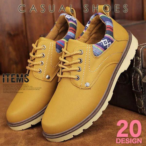 カジュアルシューズ メンズ 靴 Pu革靴 ウォーキング おしゃれ 店舗良い