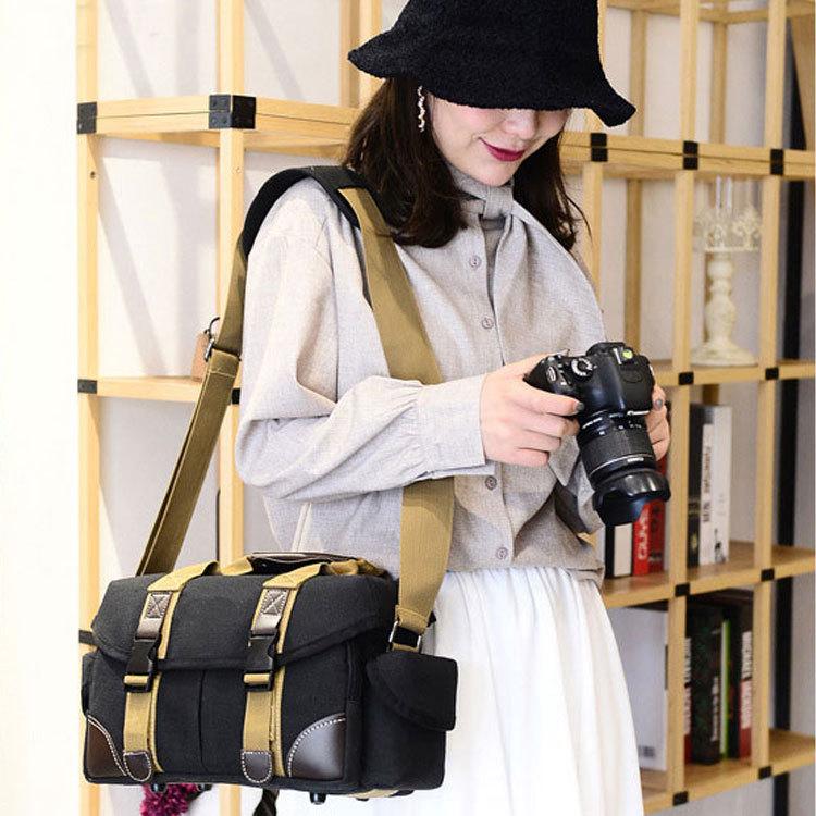 高い素材 カメラバッグ 一眼レフ バッグ ショルダー カメラケース レンズ収納 おしゃれ Wl1 Cz