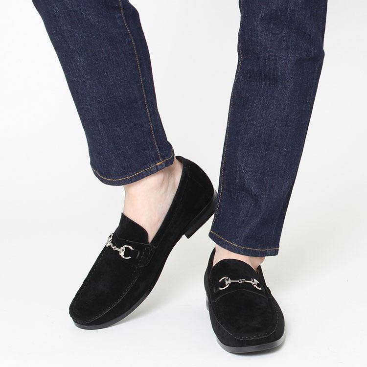 ローファー メンズ ビットローファー 革靴 ドライビングシューズ ビジネスシューズ 紳士靴 スエード スウェード 学生 男子 おしゃれ | AN by LUCIUS | 21