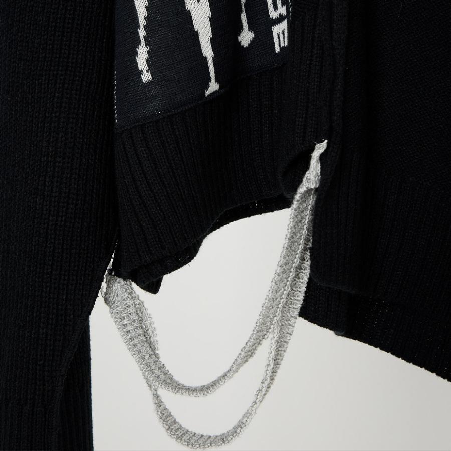 BODYSONG. ハイネック リバーシブルニットメンズ ブランド BODYSONG