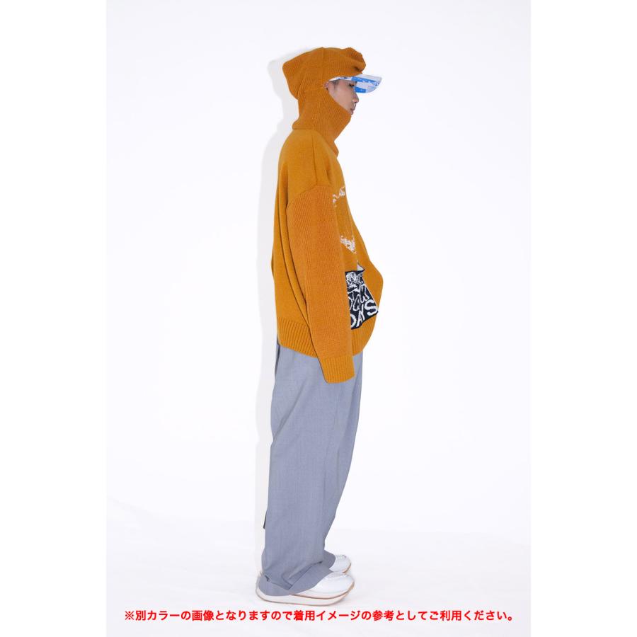 BODYSONG. ハイネック リバーシブルニットメンズ ブランド BODYSONG