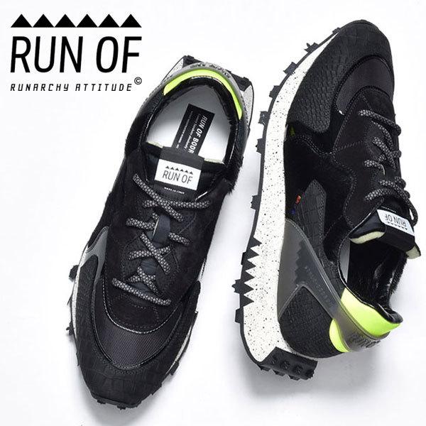 Run Of ランオブ スニーカー メンズ メンズ 靴 ブランド スニーカー 本革 革靴 革靴 シューズ スニーカー ブーツ