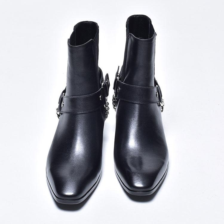 endevice（エンデヴァイス） ショートブーツ メンズ サイドジップ