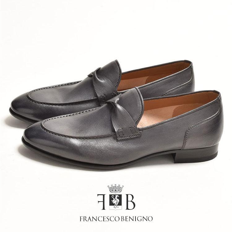 ローファー 購入 メンズ 靴 フランチェスコベニーニョ 本革 革靴 紳士靴