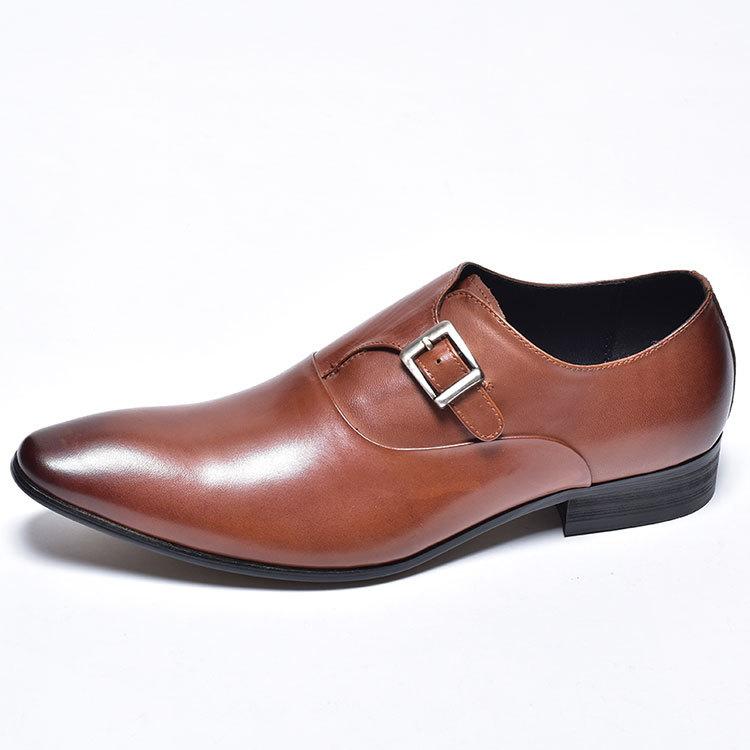 ☆美品です!LUCIUS ルシウスブラウン ダブルモンクストラップシューズ ルシウス LUCIUS 本革 革靴 レザーシューズ ダブルモンク