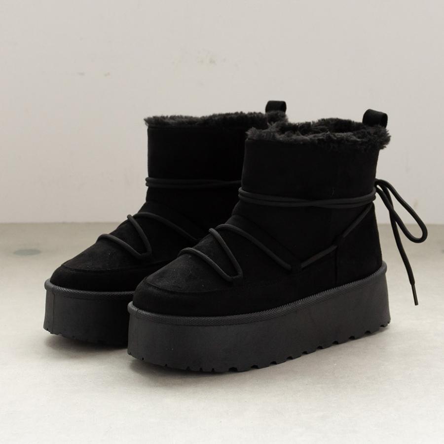 SVEC（シュベック） ムートンブーツ レディース 厚底ブーツ ショート