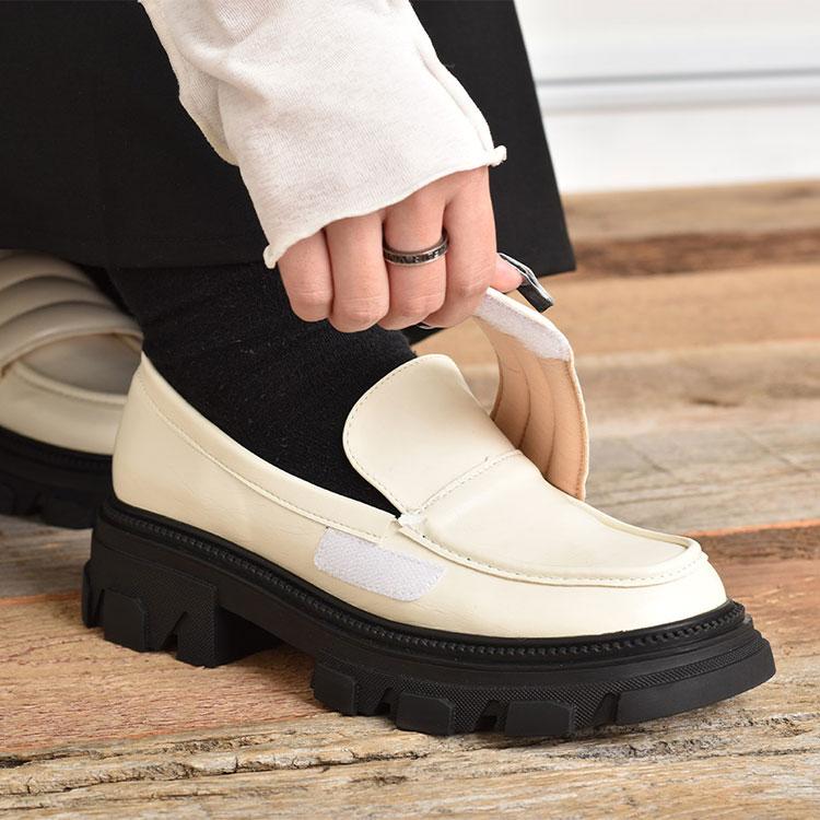 ローファー レディース 厚底ローファー ヒール ドライビングシューズ