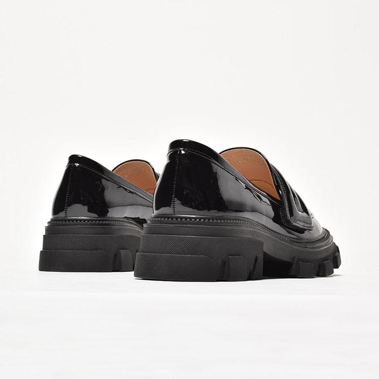 ローファー レディース 厚底ローファー ヒール ドライビングシューズ