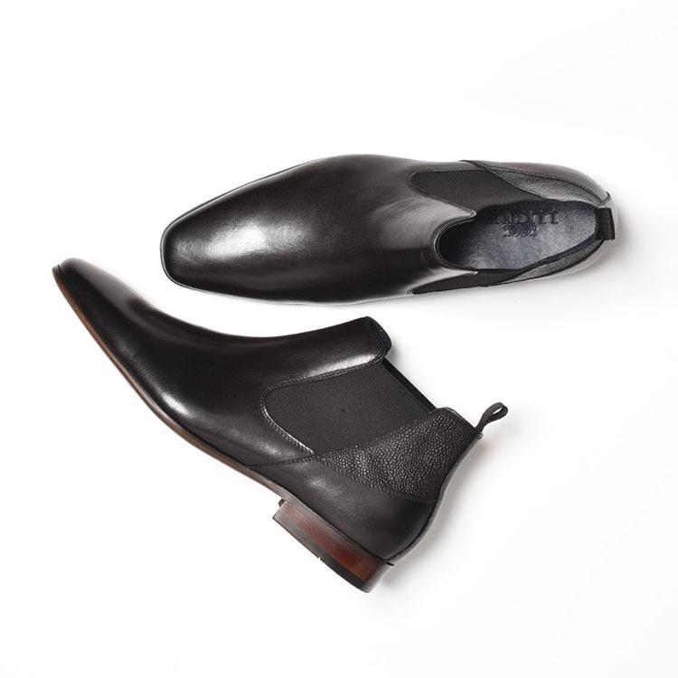 LUCIUS サイドゴアブーツ メンズ ショートブーツ チェルシー