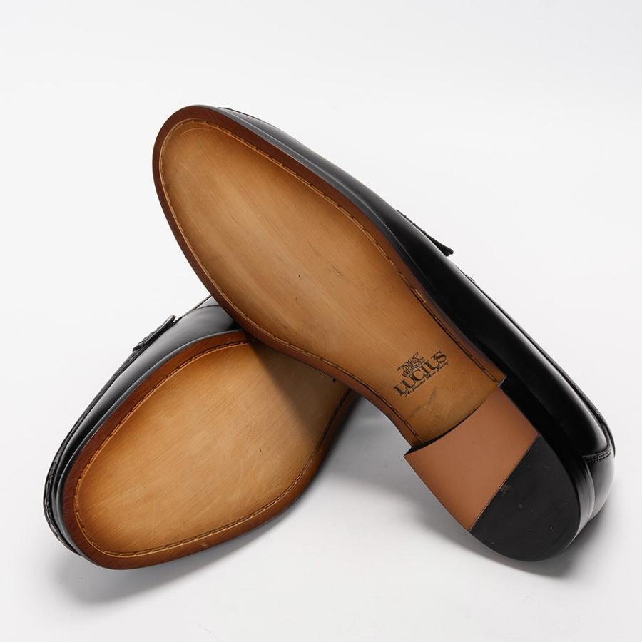 LUCIUS（ルシウス） ビットローファー メンズ ローファー 革靴 本革