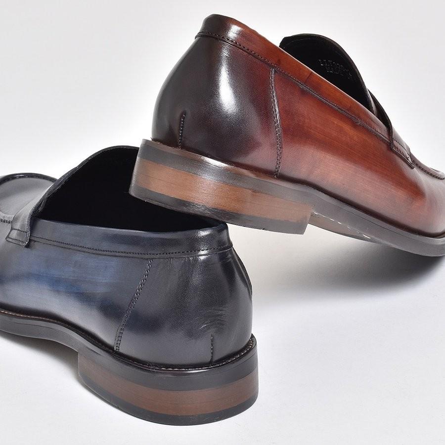 スリッポン メンズ スリッポンシューズ ビジネスシューズ 本革 革靴 靴