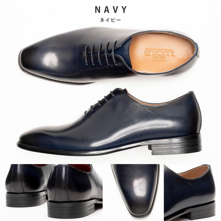 SANTONI ホールカット　革靴　レザーシューズ　101/2 プレーントゥ SANTONI ホールカット 革靴 レザーシューズ 101/2 プレーントゥ