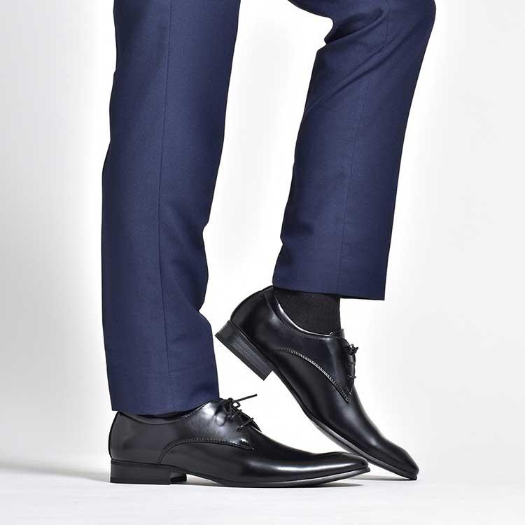 【新品未使用】REGAL ビジネスシューズ プレーントゥ 革靴 本革 冠婚葬祭 REGAL リーガル プレーントゥ 2504 BLACK ブラック ビジネスシューズ