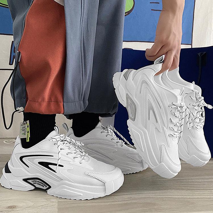 厚底スニーカー メンズ スニーカー 靴 黒 ウォーキングシューズ