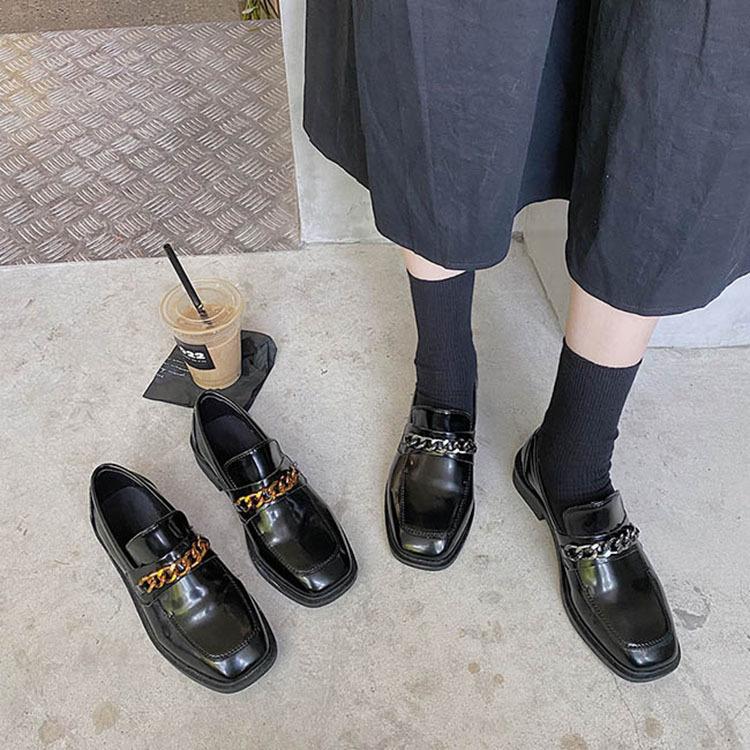 ローファー レディース 靴 スリッポン スクエアトゥ おしゃれ Nxl1791 Cp スニーカー ビジネスシューズ 革靴 An 通販 Yahoo ショッピング