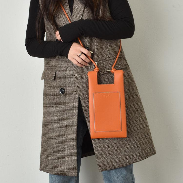 シルナミコロブラック ショルダーバッグ SILNA