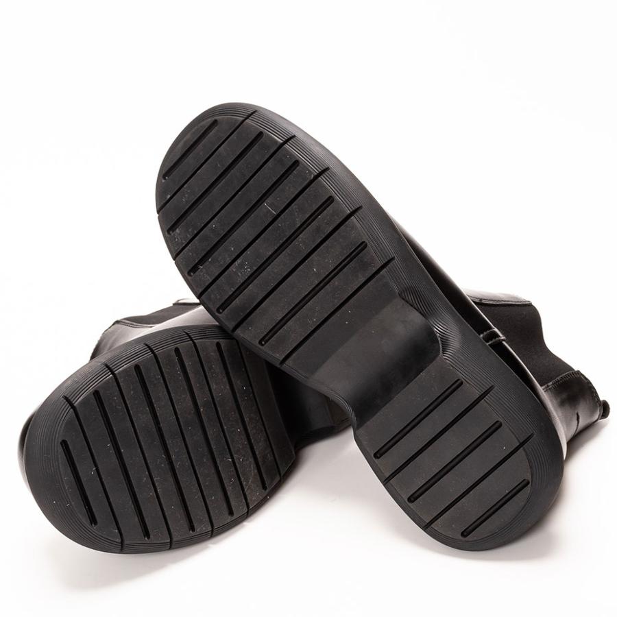 サイドゴアブーツ メンズ 靴 厚底ブーツ ショートブーツ ハイカットブーツ チェルシーブーツ 革靴 おしゃれ 黒 | SVEC | 08