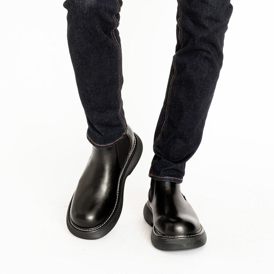 SVEC（シュベック） ワークブーツ メンズ ブーツ 厚底ブーツ 安い 靴