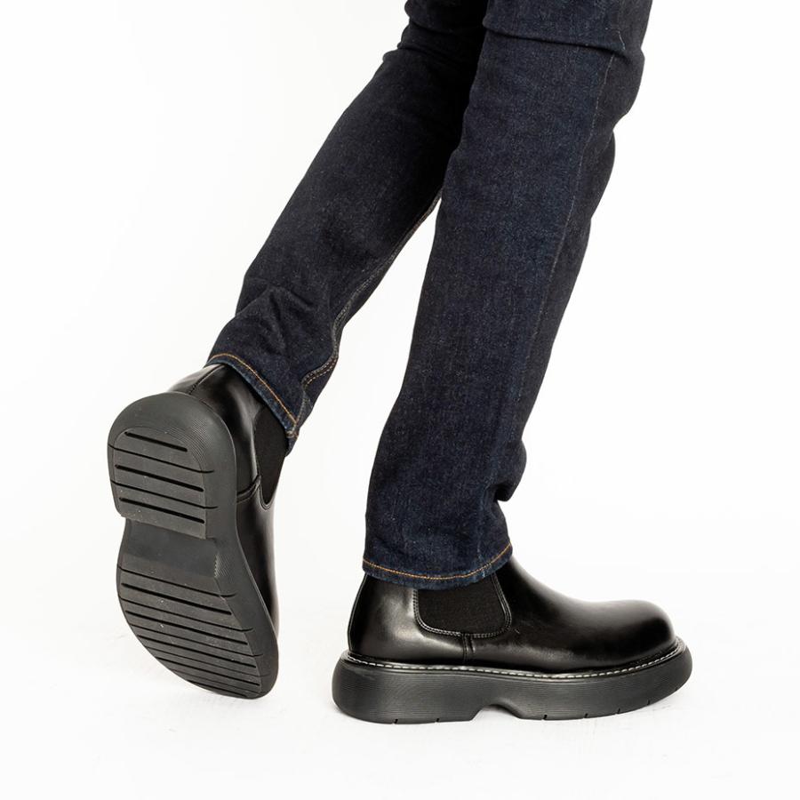 ワークブーツ メンズ ブーツ 厚底ブーツ 安い 靴 ショートブーツ ワークシューズ ハイカット 革靴 おしゃれ | SVEC | 18