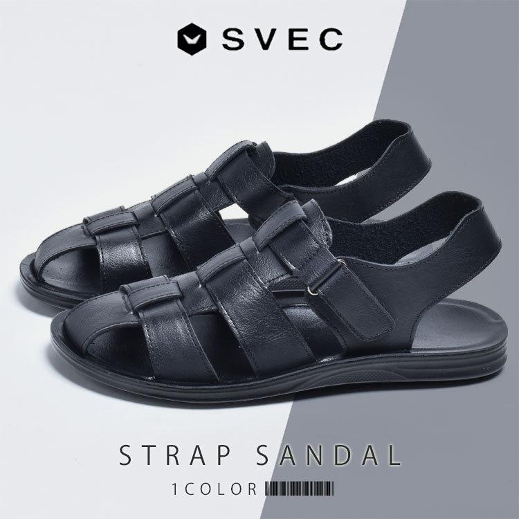 SVEC（シュベック） サンダル メンズ グラディエーターサンダル ビーチ