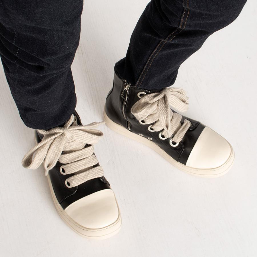 SVEC ハイカットスニーカー メンズ レディース 靴 黒