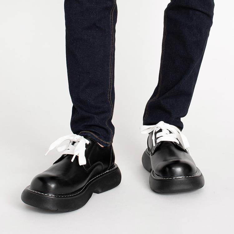 SVEC（シュベック） スニーカー メンズ メンズスニーカー 厚底 靴 黒