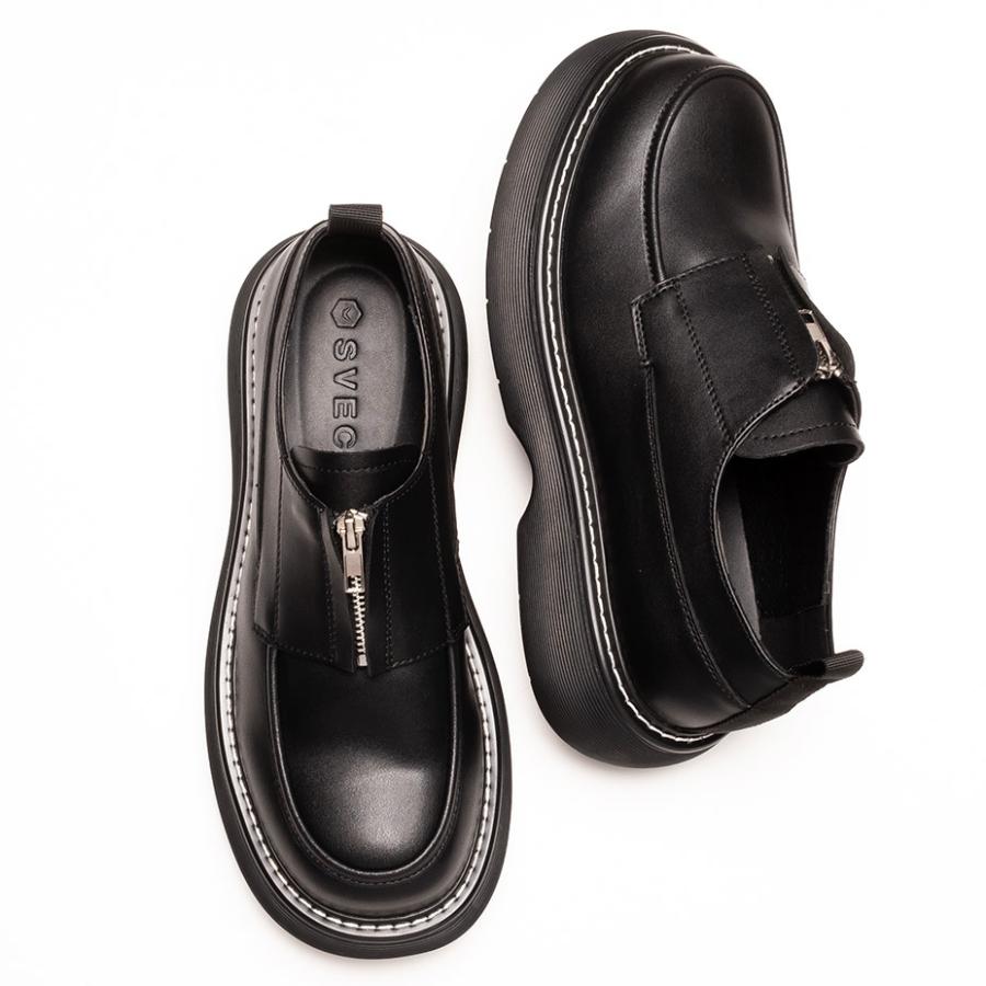 カジュアルシューズ メンズ 靴 スリッポン スニーカー ウォーキングシューズ 安い ドライビングシューズ おしゃれ 黒 | SVEC | 17