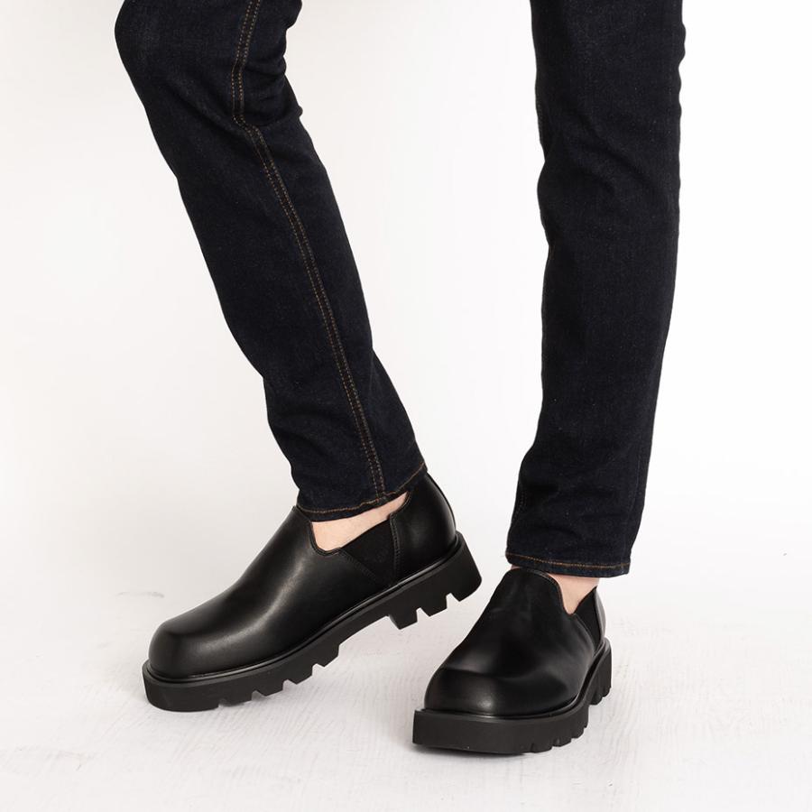 SVEC スリッポン メンズ メンズスリッポン 靴 革靴 紳士靴 厚底