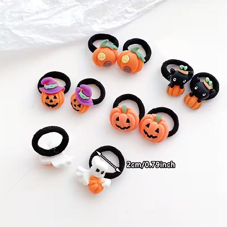 オーダー受付中！！ミニチュア　ヘアゴム　キッズ　ハロウィン 楽天市場】ハロウィン ヘアゴム キッズ キャンディー ミニゴム