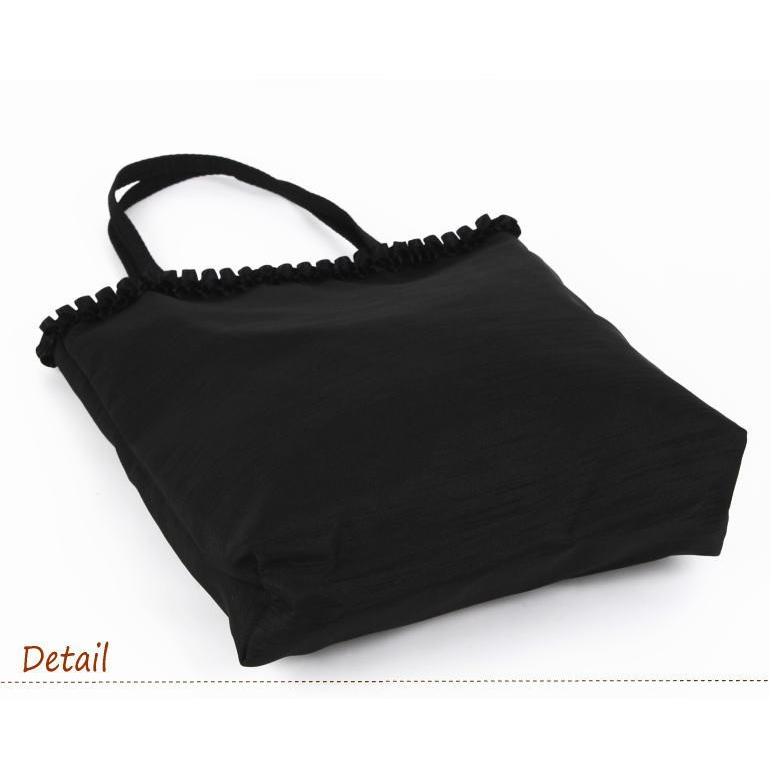 サブバッグ 入学式 卒業式 結婚式 パーティーバッグ ブラックフォーマル A4 折りたたみ トート 冠婚葬祭 大きめ バッグ フォーマルバッグ 黒 通勤 春 夏 | ブランド登録なし | 12