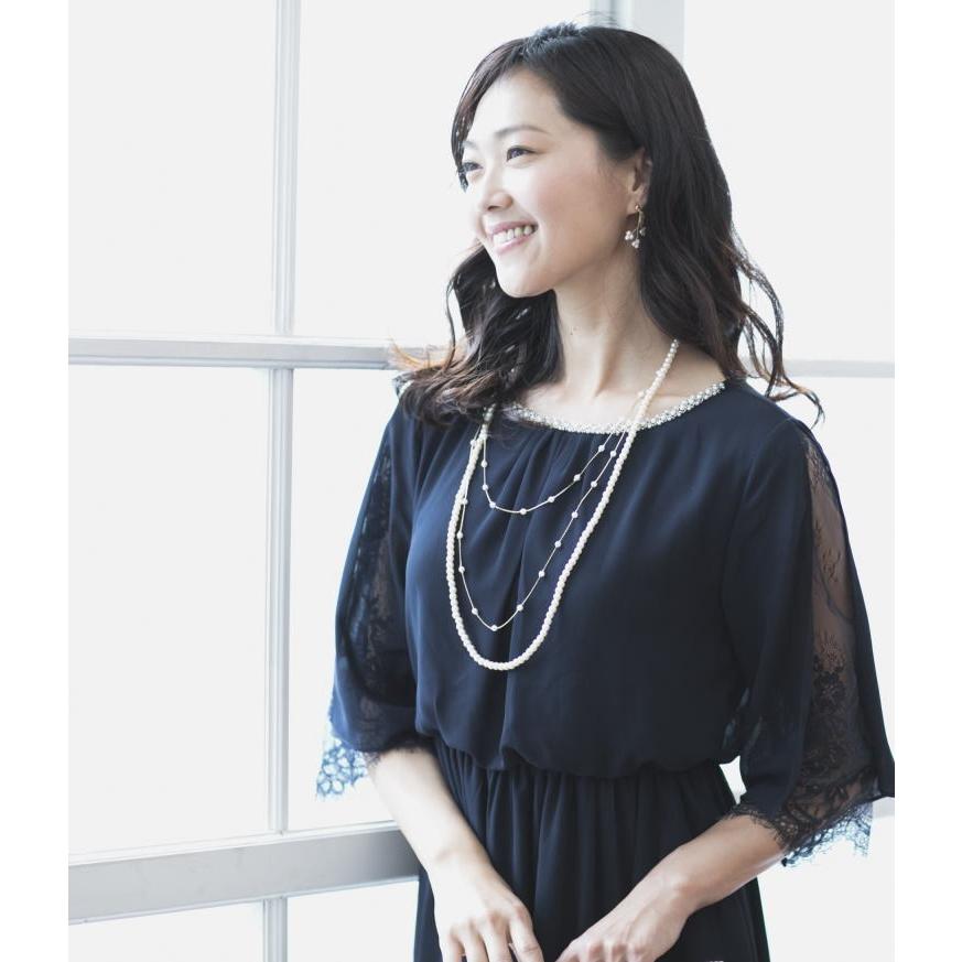 パーティードレス 結婚式 ワンピース ドレス 親族 大きめ 袖あり ロング丈 ロング フォーマルドレス 大きいサイズ 春 夏 秋 冬 20代 30代 40代 50代 60代 | ブランド登録なし | 10