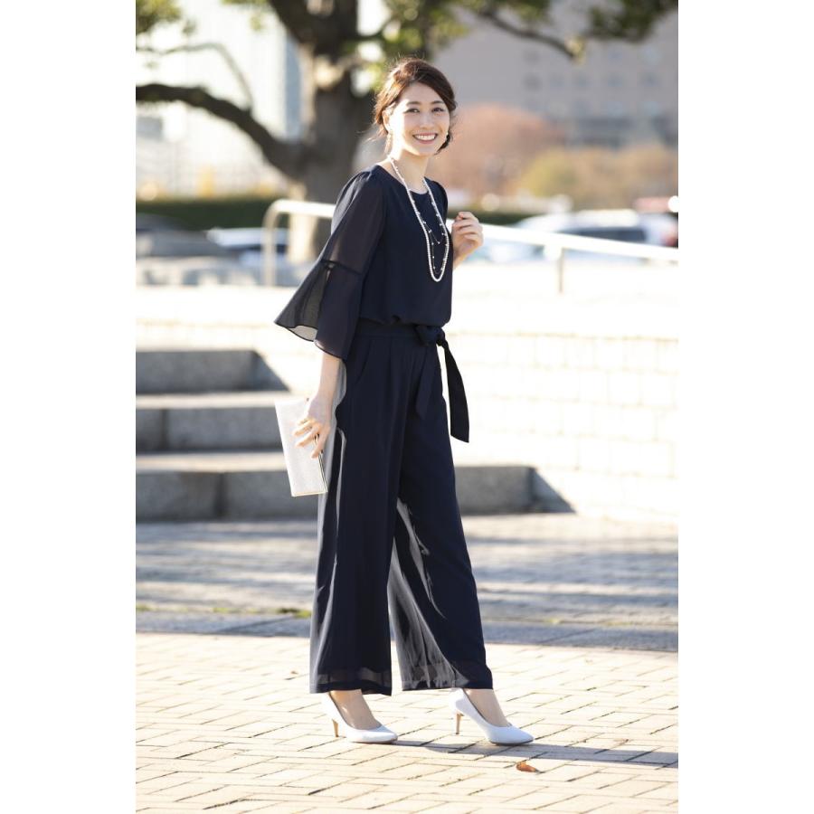 パンツドレス 袖あり 袖付き フォーマルドレス パンツスーツ 大きいサイズ 長袖 結婚式 パーティードレス お呼ばれ ゆったり 夏 秋 春 冬 Dwe7005 Pantsdress Anplus 通販 Yahoo ショッピング