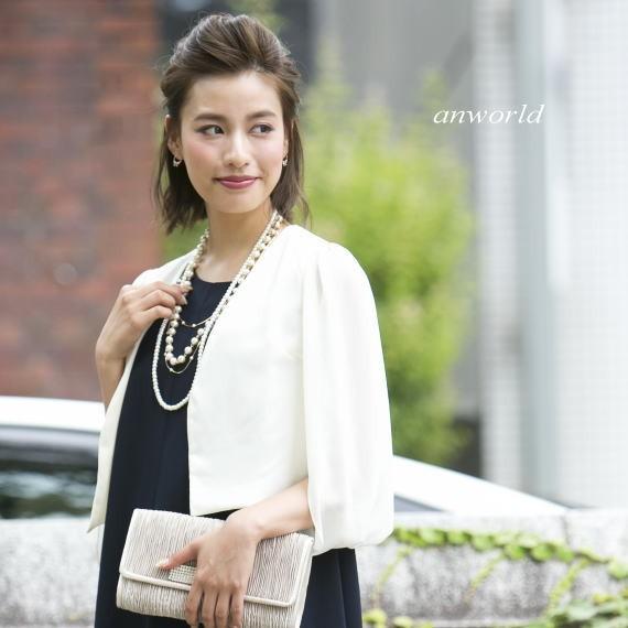 ボレロ 結婚式 パーティードレス ジャケット 大きいサイズ 羽織