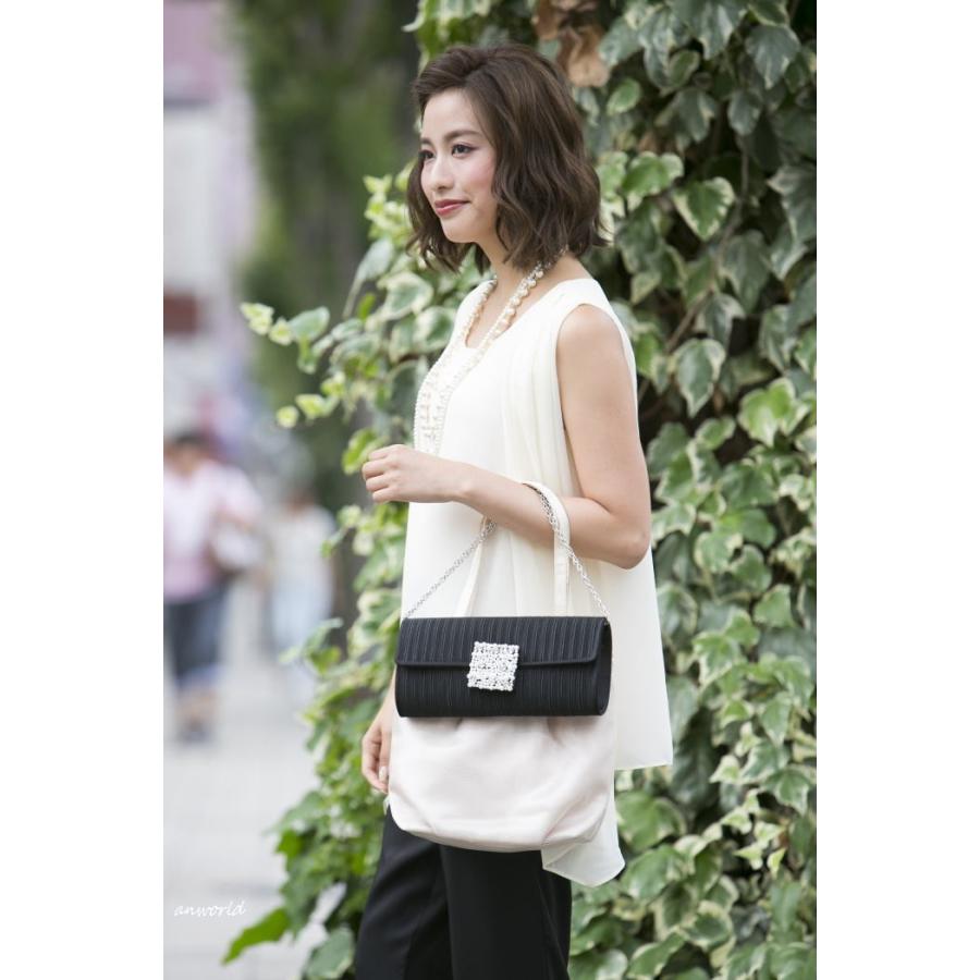 パーティーバッグ 大きめ サブバッグ 結婚式 バッグ フォーマルバッグ 黒 通勤 レディース フォーマル 入学式 卒業式 20代 30代 40代 50代 60代 | ブランド登録なし | 05