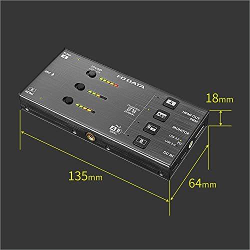 I-O DATA デュアルHDMIキャプチャー PC用 配信 HDMI映像切り替え クロマキー合成機能 PowerDelivery/USBバスパ USB Gen1 USB3 約0 7m