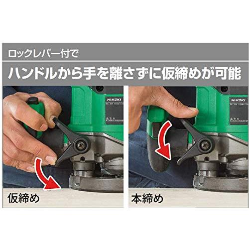 HiKOKI(ハイコーキ) 36V コードレス ルーター トリマ 軸径6mm 8mm 12mm 取り付け可能 蓄電池・充電器・システムケース4、 充電器 蓄電池 8mm システムケース4 ケース別売り
